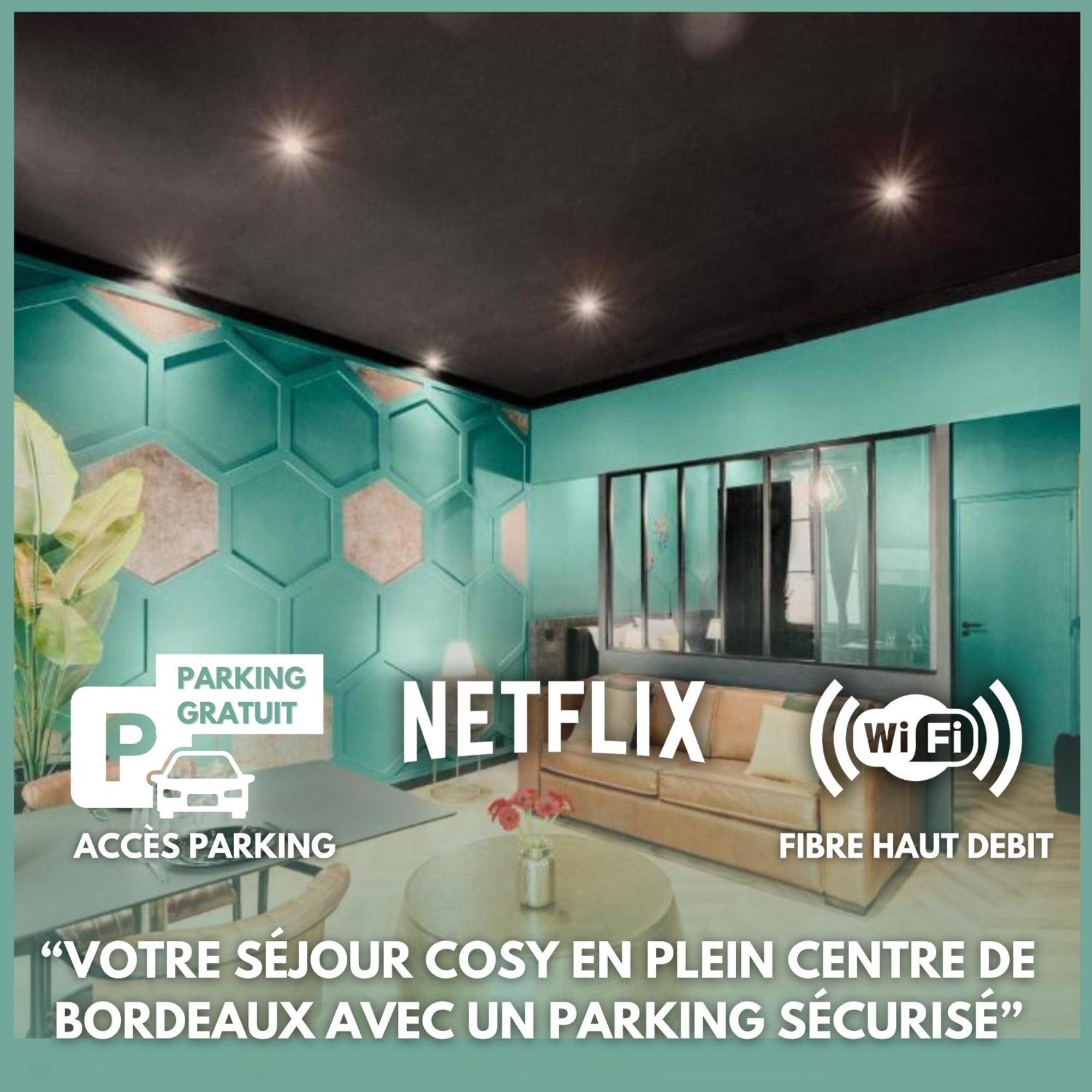 Free Parking - Self Checkin - Wifi - Netflix - City Center - Le Coste By Superbordeaux Bagian luar foto