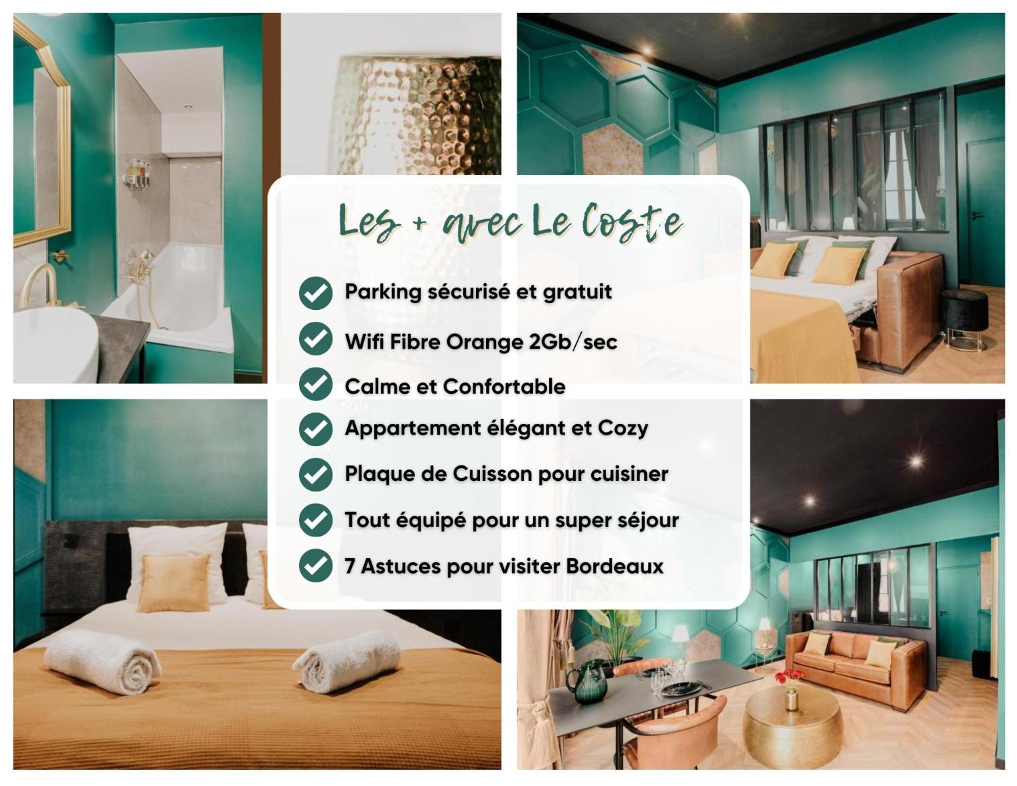 Free Parking - Self Checkin - Wifi - Netflix - City Center - Le Coste By Superbordeaux Bagian luar foto